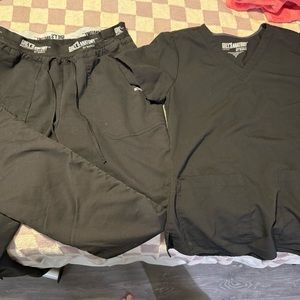 Grey’s Anatomy Scrub Set Size Small/ Small Tall Black